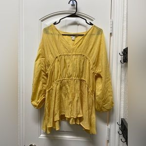 Golden Yellow Blouse